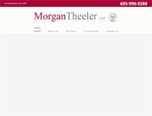 Tablet Screenshot of morgantheeler.com